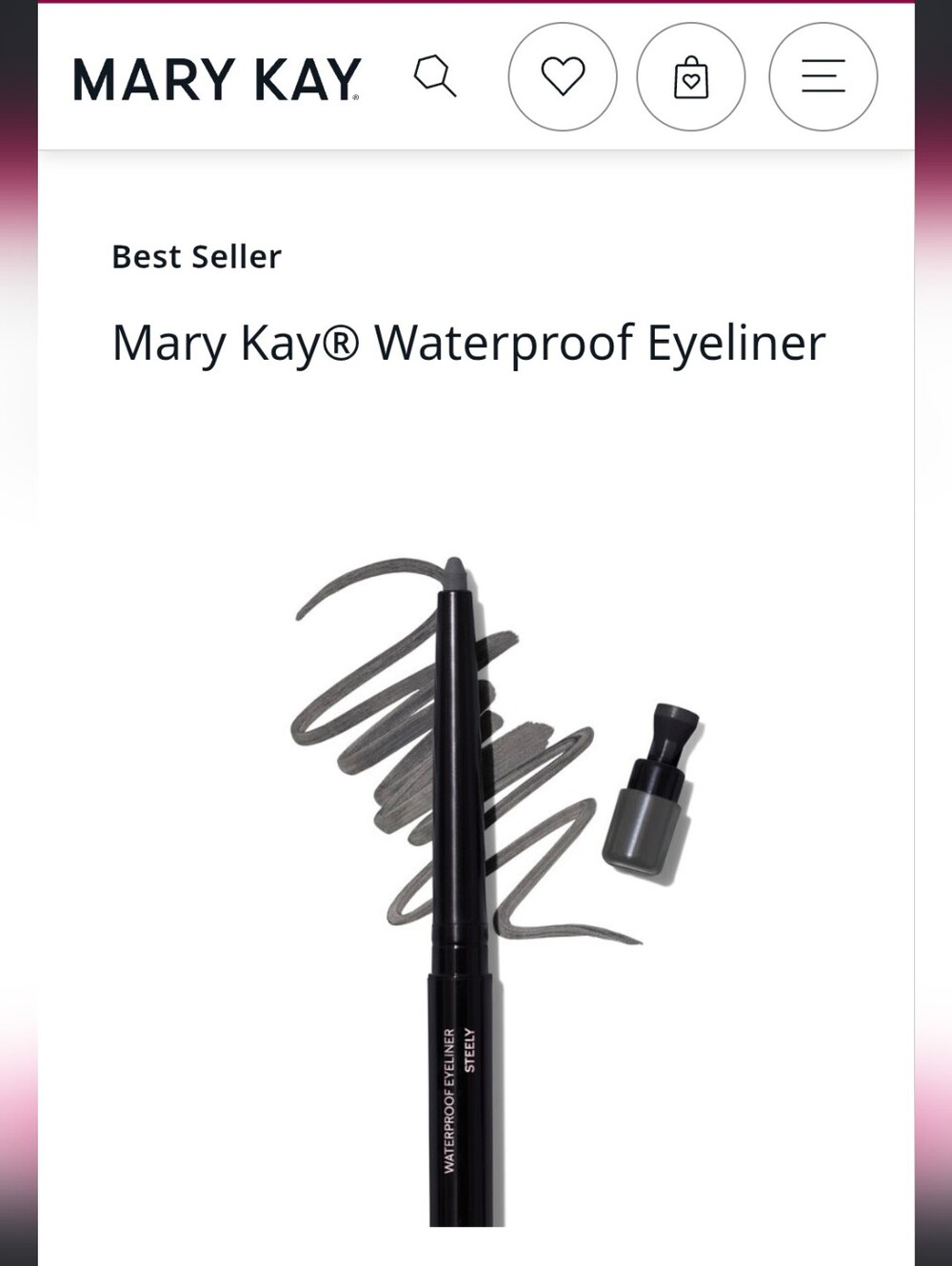 Mary Kay 🖤 Waterproof Eyeliner Steely Gray